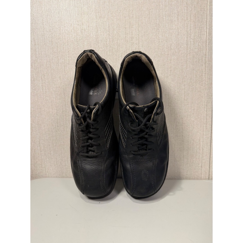 Merrell Mens Black Leather Lace Up Oxford Bicycle Toe Casual Shoes Size 14 - Picture 4 of 10